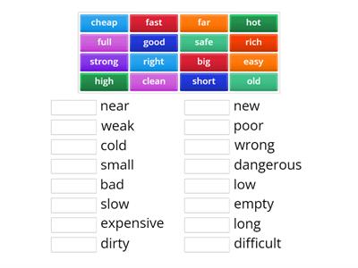 English File. Elementary 3rd ed. 2B Adjectives