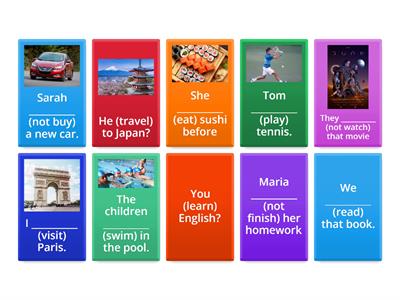 Grammar: Present perfect (Level pre-intermediate 4A)