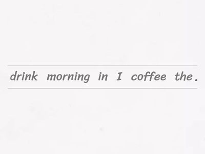 Present Simple structure practice