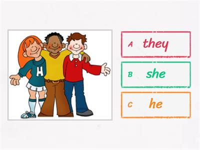 Pronouns 2 (he/she/it/they/you)