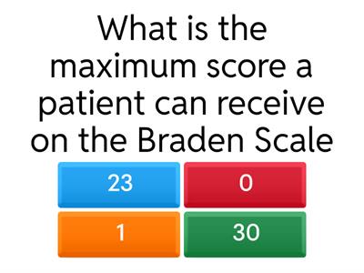 Braden Scale Quiz