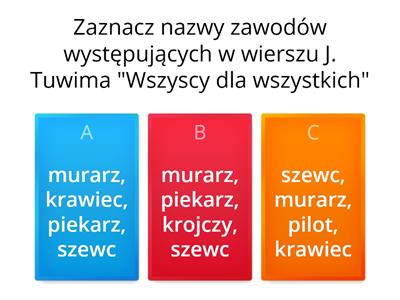 Żadna praca nie hańbi, każdy zasługuje na szacunek!