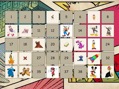 Mickey Mouse Characters Memory