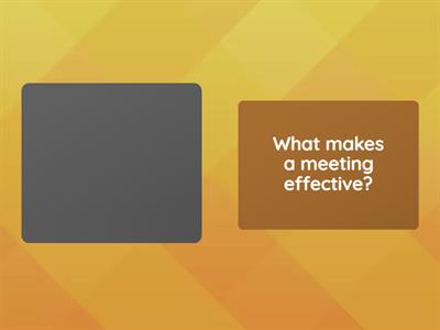 Meetings & Communication