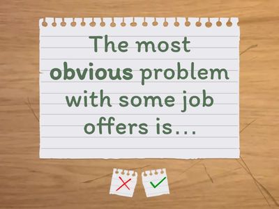 Comparing Job Ads - Speaking