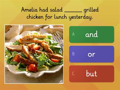 Y4 M5 : EATING RIGHT - Conjunctions (and/or/but)