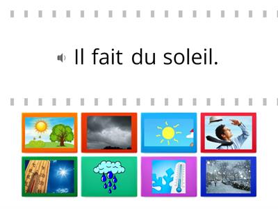 Quel temps fait-il? (with audio)