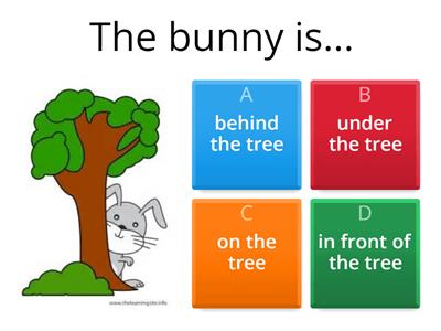 Prepositions of place