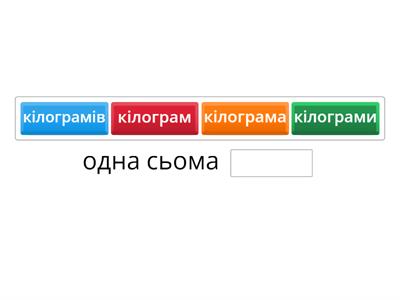 Узгодження числівника з іменником