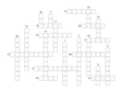 Crossword : Dersler part 2