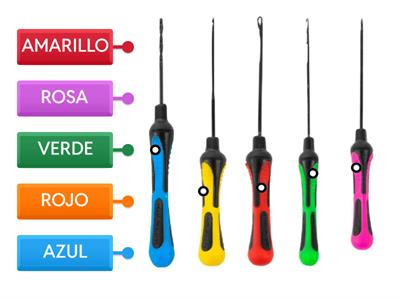 COLORES DE DESTORNILLADORES