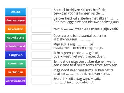 dawid B1 woordenschat toets