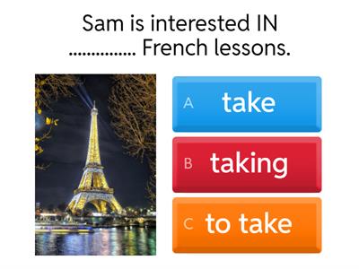 VERB PATTERNS (Prepare 7)