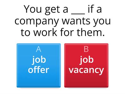 Applying for a job 1