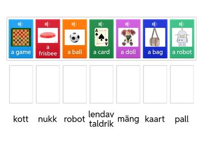 Chapter 2 (Toys and things) vocabulary 1