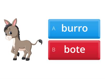 Lección burro