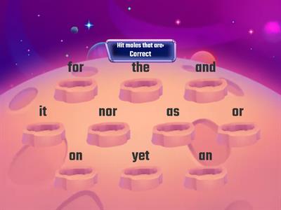 Claire's FANBOYS Coordinating Conjunctions