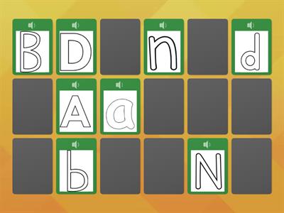 memory game letters