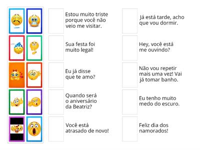 ⭐Sentimentos - Emoticons