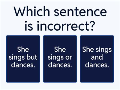 Compound Sentences Quiz