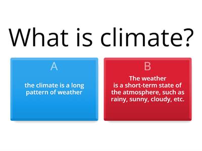 Climate and weather