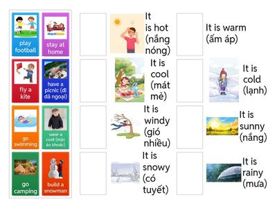 Weather and activities