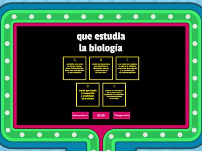 estudio de la biologia