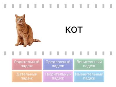 Соотнеси пару (слова с падежами)