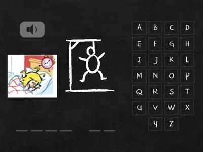 Kid's Box 3 Unit 3 - Verbs 1 (hangman)