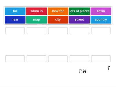 Thumbs Up unit 3 vocabulary