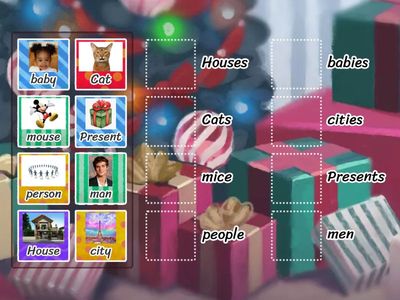 Christmas Objects and Plurals