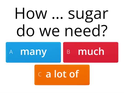 Go Getter 2 Lesson 2.3 Much, many, a lot of