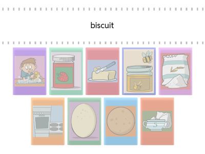 5° Biscuits vocabulary - unit 9