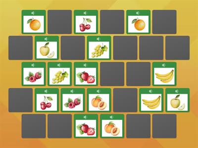 Jogo da memória - Fruits