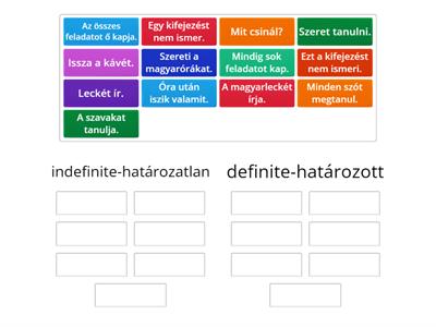 Definite or indefinite? / Határozott vagy általános?