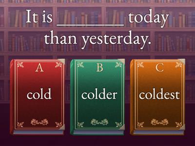 Comparative Superlative quiz