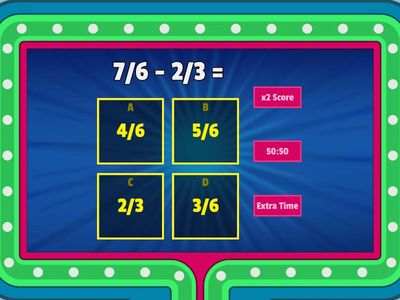 Adding and Subtracting Fractions Review