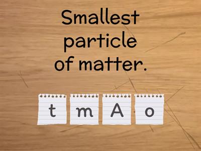 Structure of an atom