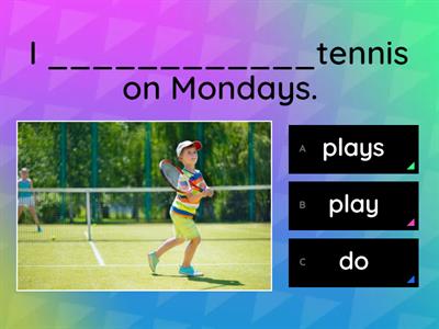 Present Simple - Affirmative/Negative