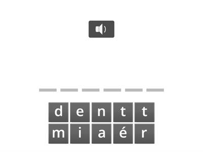 Orthographe - Vocabulaire du théâtre