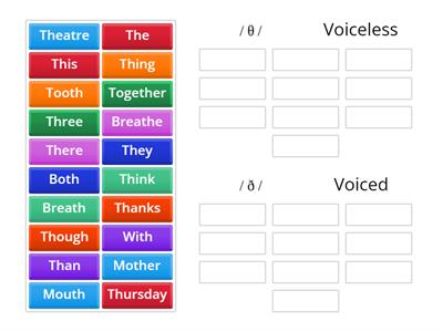 Pronunciation - TH (Dental Fricative)