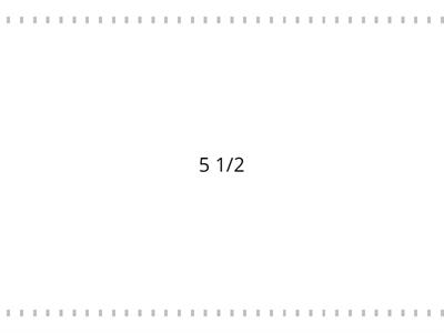 Mixed Number Fractions - convert to improper