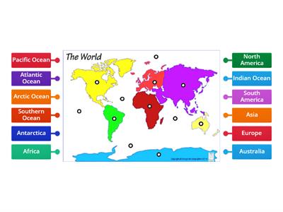 Continents and Oceans