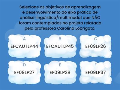 FORMAÇÃO DA CIDADE - LÍNGUA PORTUGUESA: NOVEMBRO-SEMANA 1 (CHEGADA)