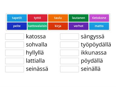 Missä -ssa/lla