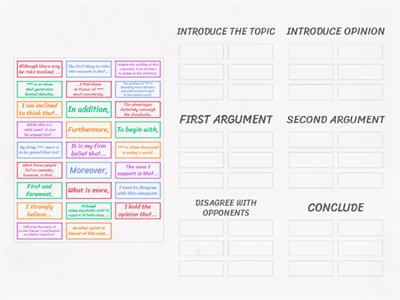 ЕГЭ - essay writing language