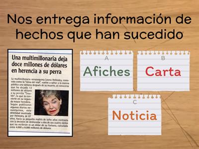 Tipos de textos