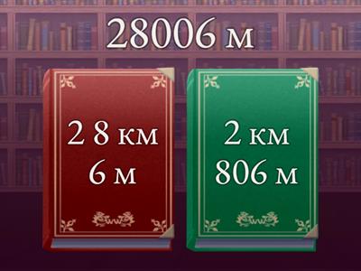 Перетворення  іменованих чисел  4 клас