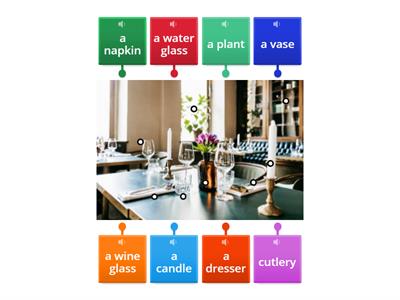 English for restaurants - setting the table 1