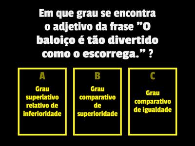 Grau dos adjetivos 1